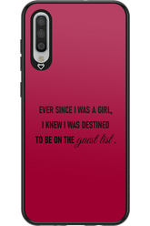 Guest List - Samsung Galaxy A70