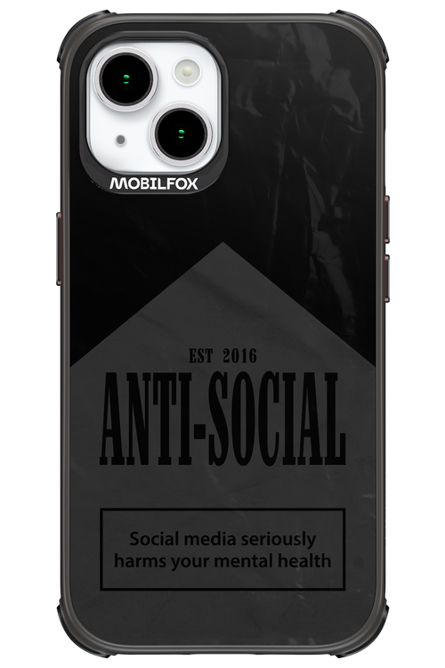 ANTI-SOCIAL (BLVCK) 2.0 - Apple iPhone 15