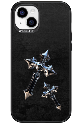 Chrome Crosses - Apple iPhone 15 Plus