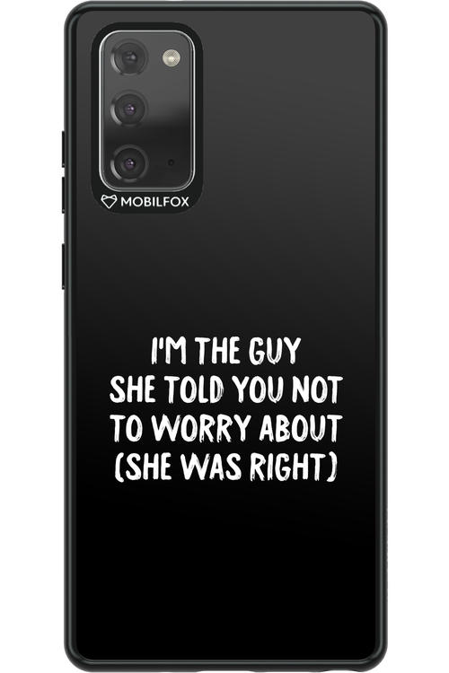 She was right - Samsung Galaxy Note 20