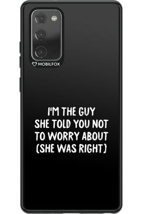 She was right - Samsung Galaxy Note 20