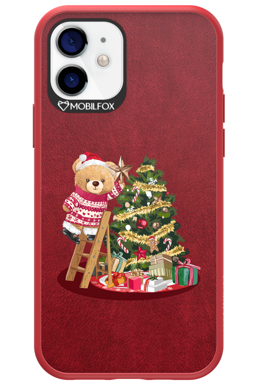 Christmas Bear (Burgundy) - Apple iPhone 12