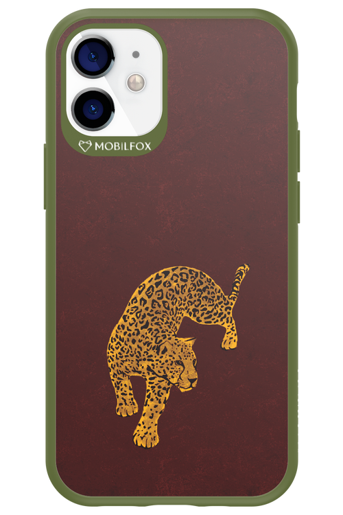 Burgundy Leopard - Apple iPhone 12 Mini