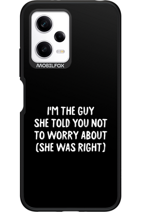 She was right 2.0 - Xiaomi Redmi Note 12 5G