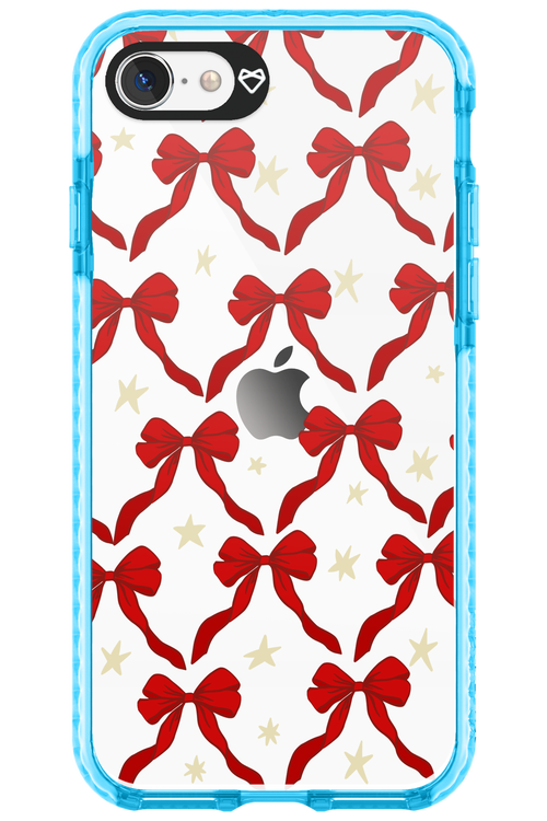 Bow & Stars (Transparent) - Apple iPhone SE 2020