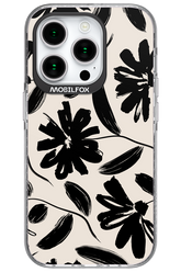 Monochrome Flowerss - Apple iPhone 15 Pro