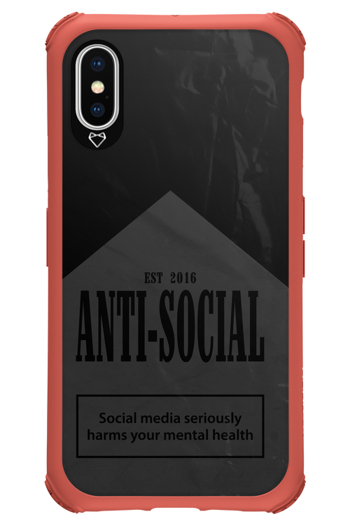 ANTI-SOCIAL (BLVCK) 2.0 - Apple iPhone X