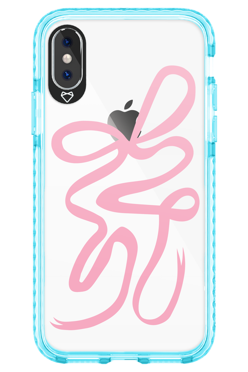 Pink Bow - Apple iPhone X