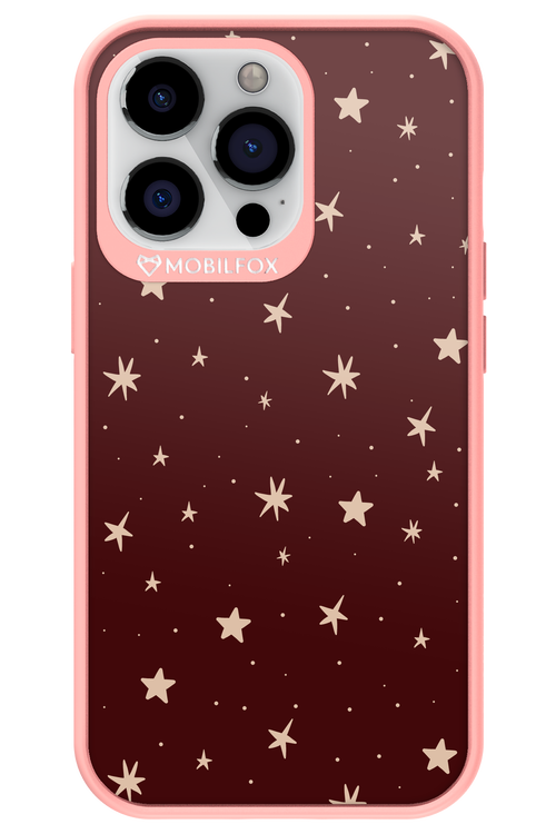 Burgundy Stars - Apple iPhone 13 Pro