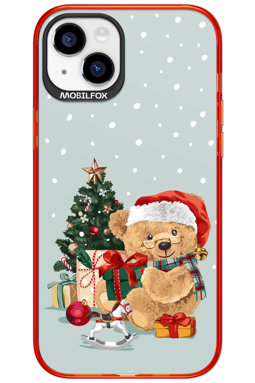 Merry Christmas Bear - Apple iPhone 15 Plus