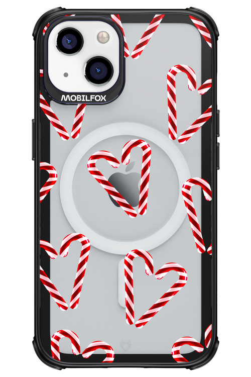 Candy Cane Hearts - Apple iPhone 13