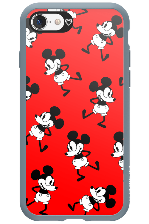 Iconic Mouse (red pattern) - Apple iPhone SE 2022