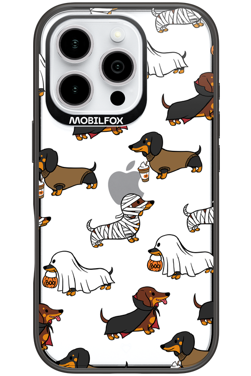 Scary Dachshund (Transparent) - Apple iPhone 16 Pro