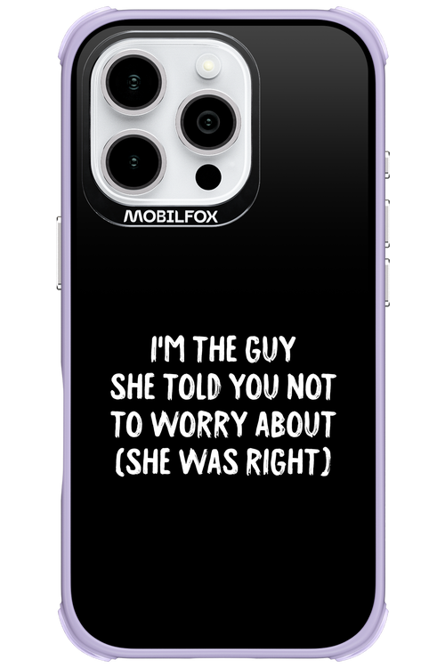 She was right 2.0 - Apple iPhone 16 Pro