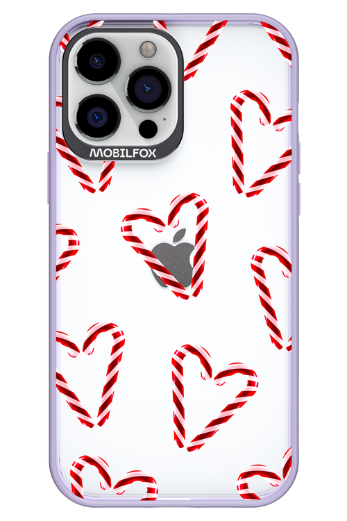 Candy Cane Hearts - Apple iPhone 13 Pro Max