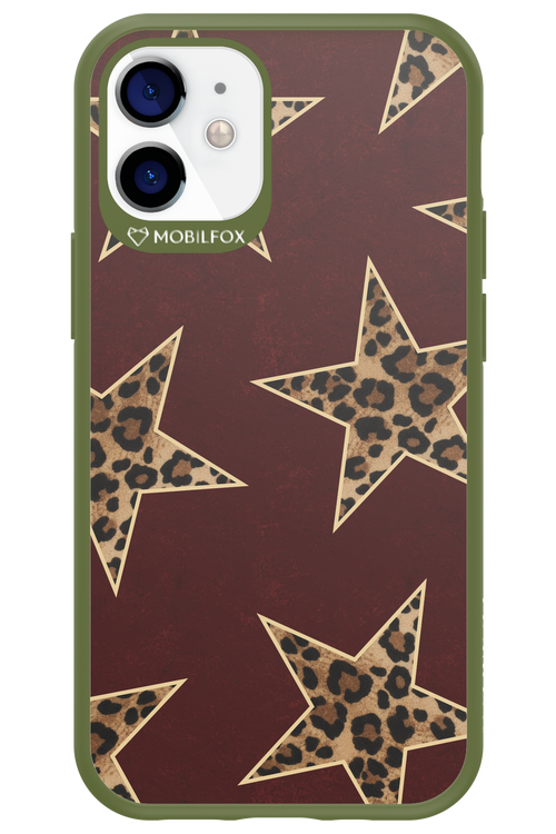 Wild Stars Burgundy - Apple iPhone 12 Mini