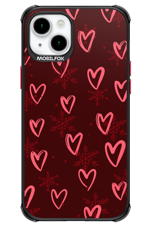 Christmas Hearts - Apple iPhone 15 Plus