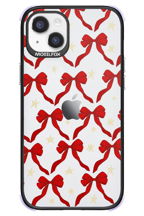 Bow & Stars (Transparent) - Apple iPhone 14 Plus