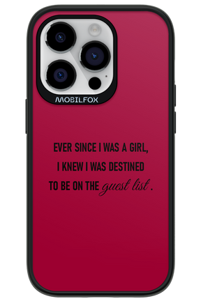 Guest List - Apple iPhone 14 Pro