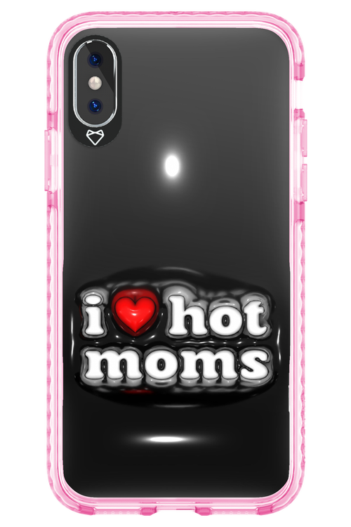 I love hot moms puffer - Apple iPhone X