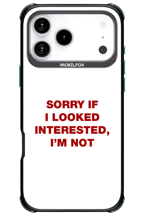 I'm not - Apple iPhone 17 Pro Max