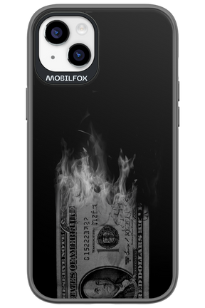 Money Burn B&W - Apple iPhone 14 Plus