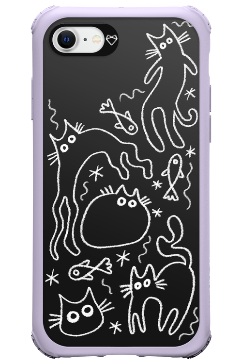 CHALK_CATS - Apple iPhone 8