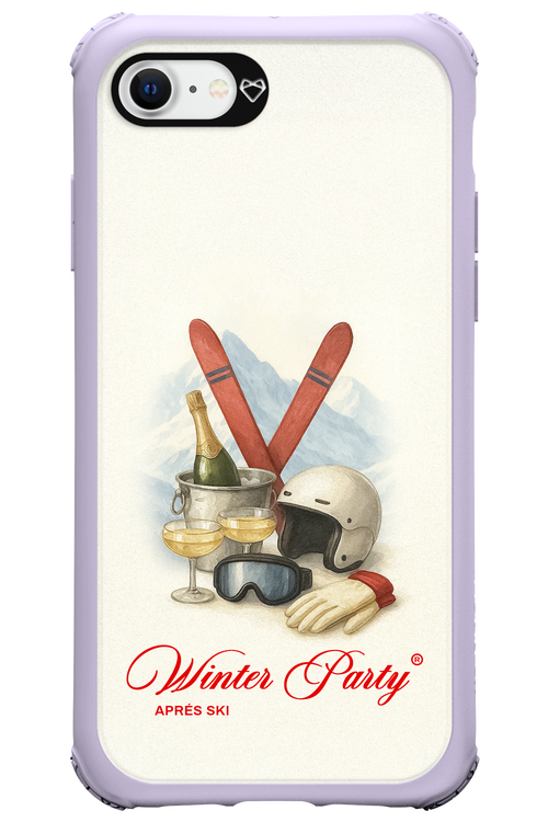 Winter Ski Party - Apple iPhone 8