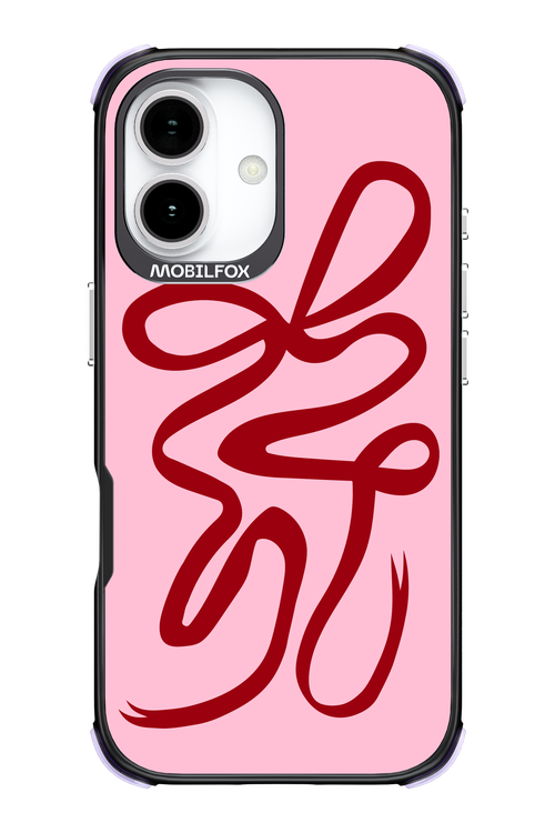 Burgundy Bow - Apple iPhone 17