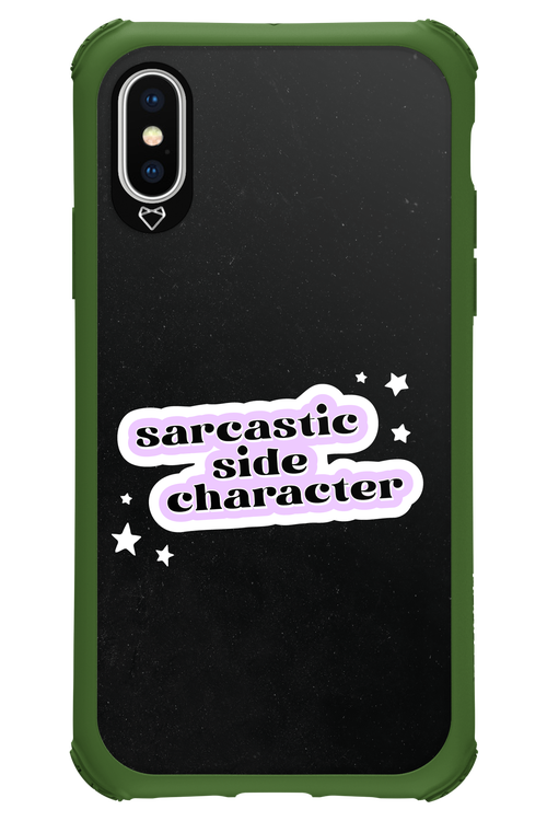 Sarcastic Black - Apple iPhone X