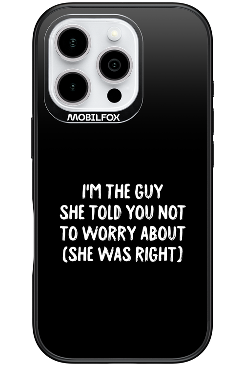 She was right 2.0 - Apple iPhone 16 Pro