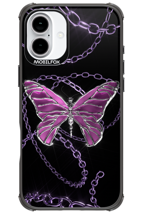 Butterfly Necklace - Apple iPhone 16 Plus