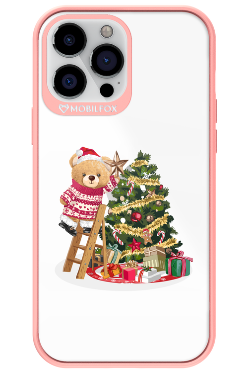 Christmas Bear (Transparent) - Apple iPhone 13 Pro Max