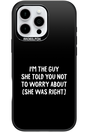 She was right 2.0 - Apple iPhone 16 Pro Max