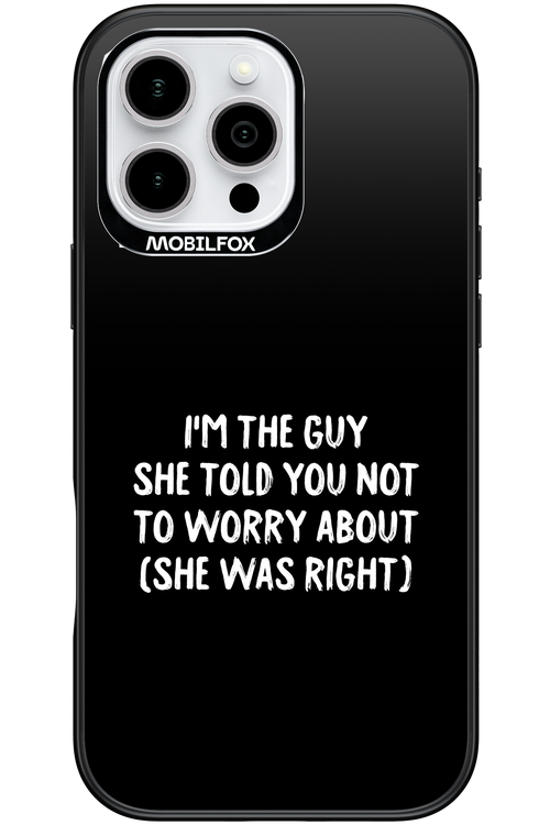 She was right 2.0 - Apple iPhone 16 Pro Max