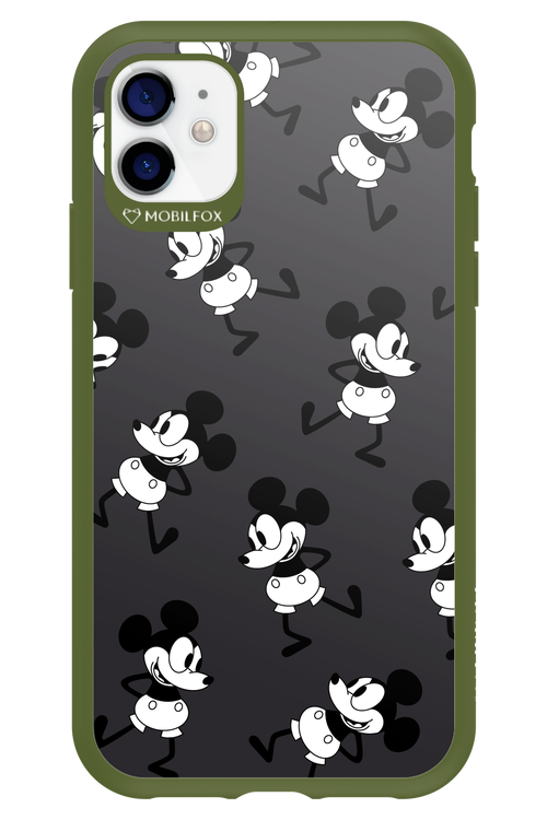 Iconic Mouse (antracite pattern) - Apple iPhone 11