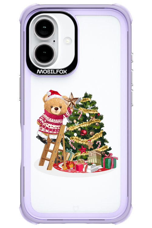 Christmas Bear (Transparent) - Apple iPhone 16