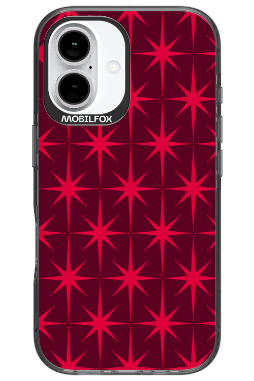 Burgundy Starss - Apple iPhone 16