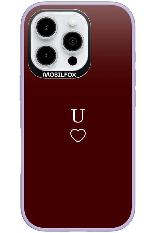U Burgundia 2.0 - Apple iPhone 16 Pro