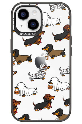 Scary Dachshund (Transparent) - Apple iPhone 15