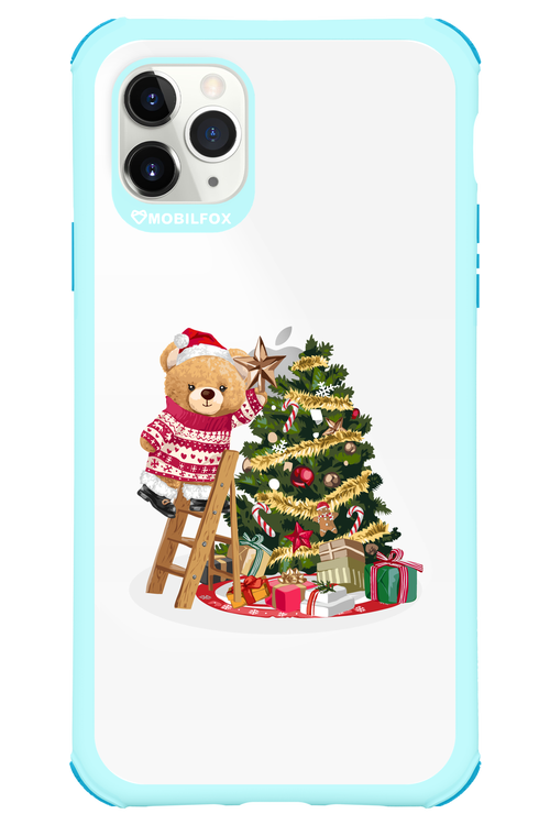 Christmas Bear (Transparent) - Apple iPhone 11 Pro Max