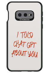 About You - Samsung Galaxy S10e