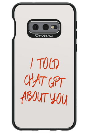 About You - Samsung Galaxy S10e