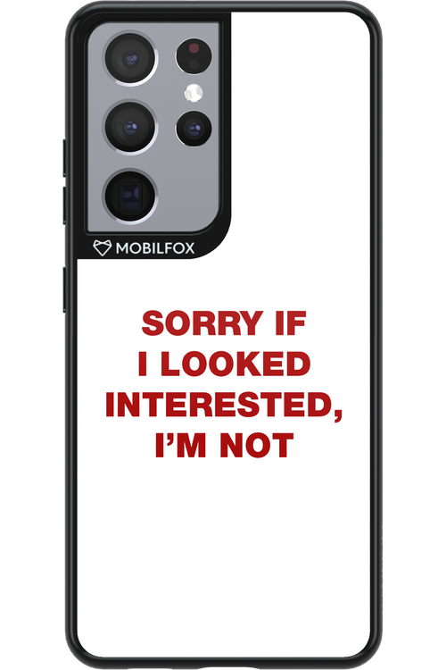 I'm not - Samsung Galaxy S21 Ultra