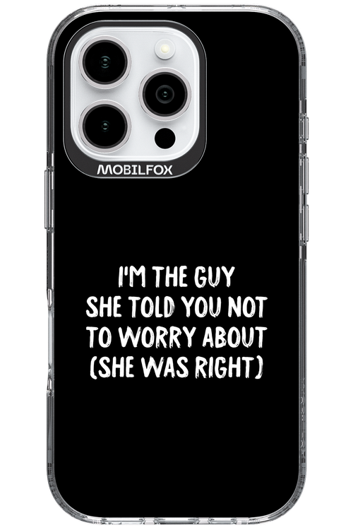 She was right 2.0 - Apple iPhone 16 Pro