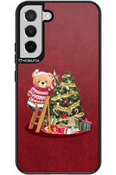 Christmas Bear (Burgundy) - Samsung Galaxy S22+