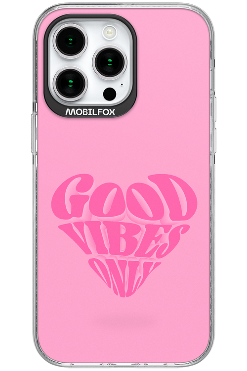 Good Vibes Heart - Apple iPhone 15 Pro Max