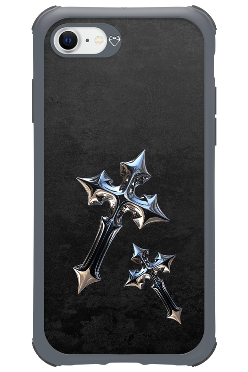 Chrome Crosses 2.0 - Apple iPhone 8