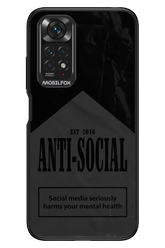 ANTI-SOCIAL (BLVCK) 2.0 - Xiaomi Redmi Note 11/11S 4G