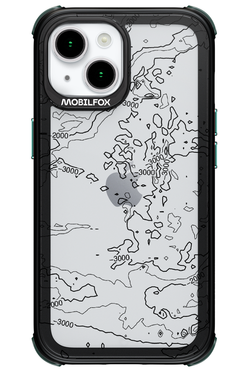 Contour Map - Apple iPhone 15